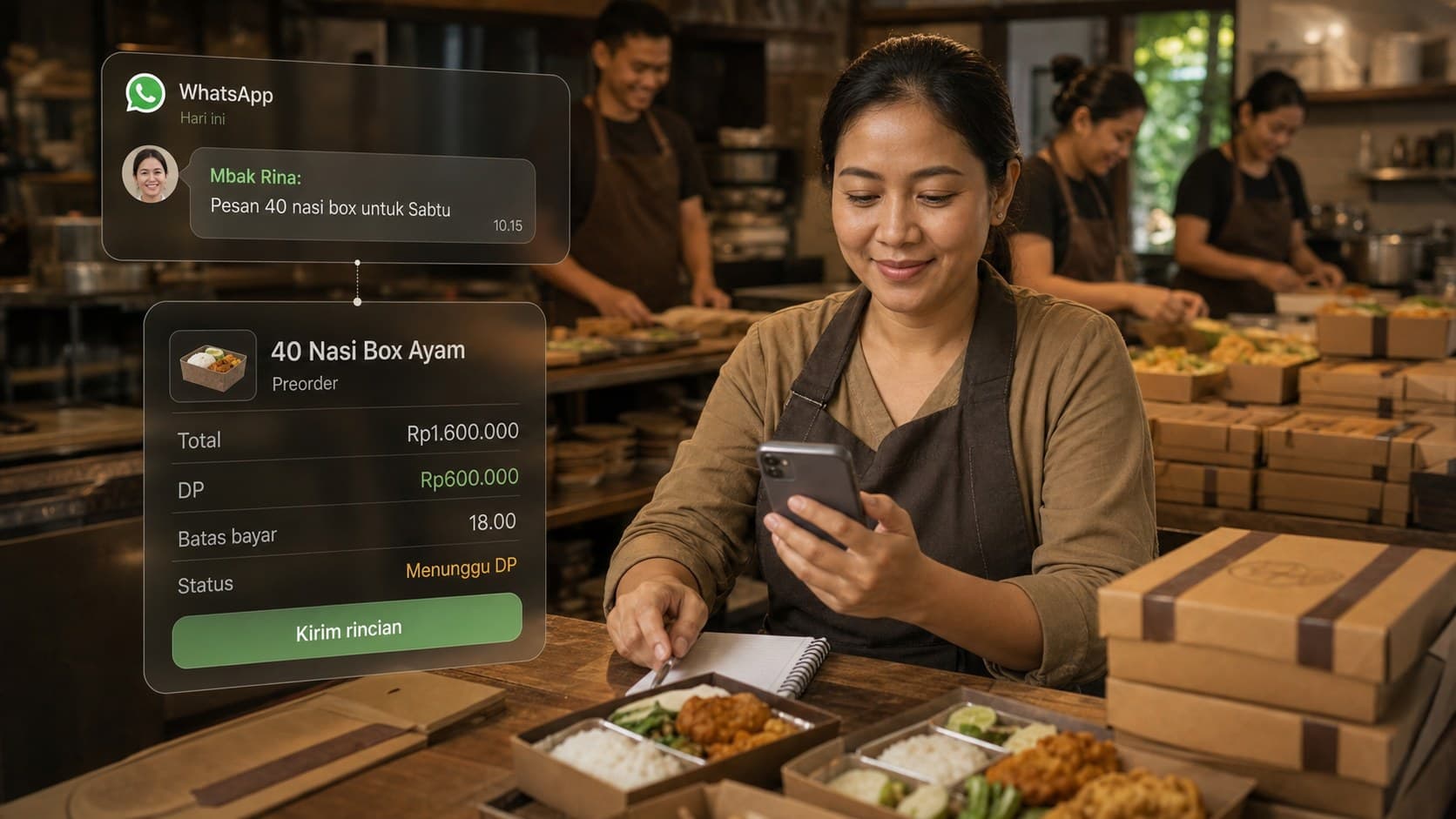 Cara Menentukan DP Pre-Order dan Katering agar Bahan Aman Tanpa Membebani Pelanggan