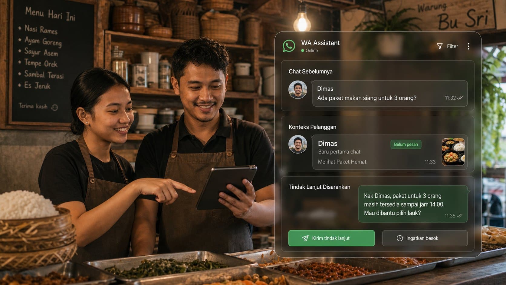 Pelanggan Tanya Menu Lalu Diam? Cara Follow Up WhatsApp Tanpa Terasa Memaksa