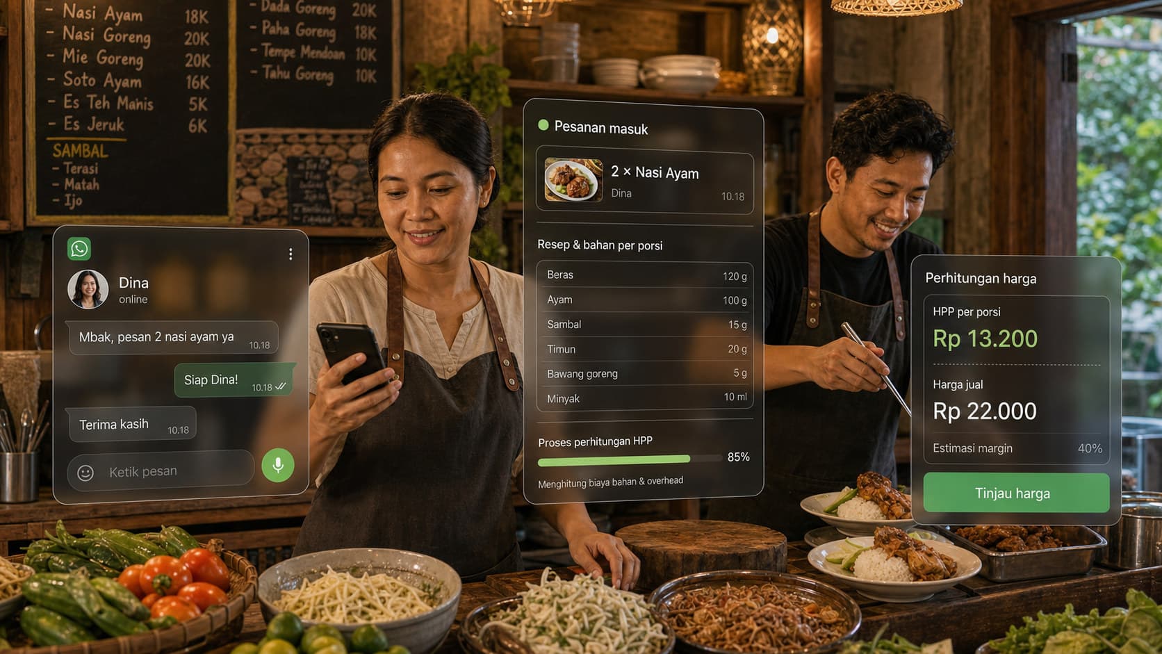 Cara Menghitung HPP Menu per Porsi agar Harga Jual Tidak Cuma Tebakan