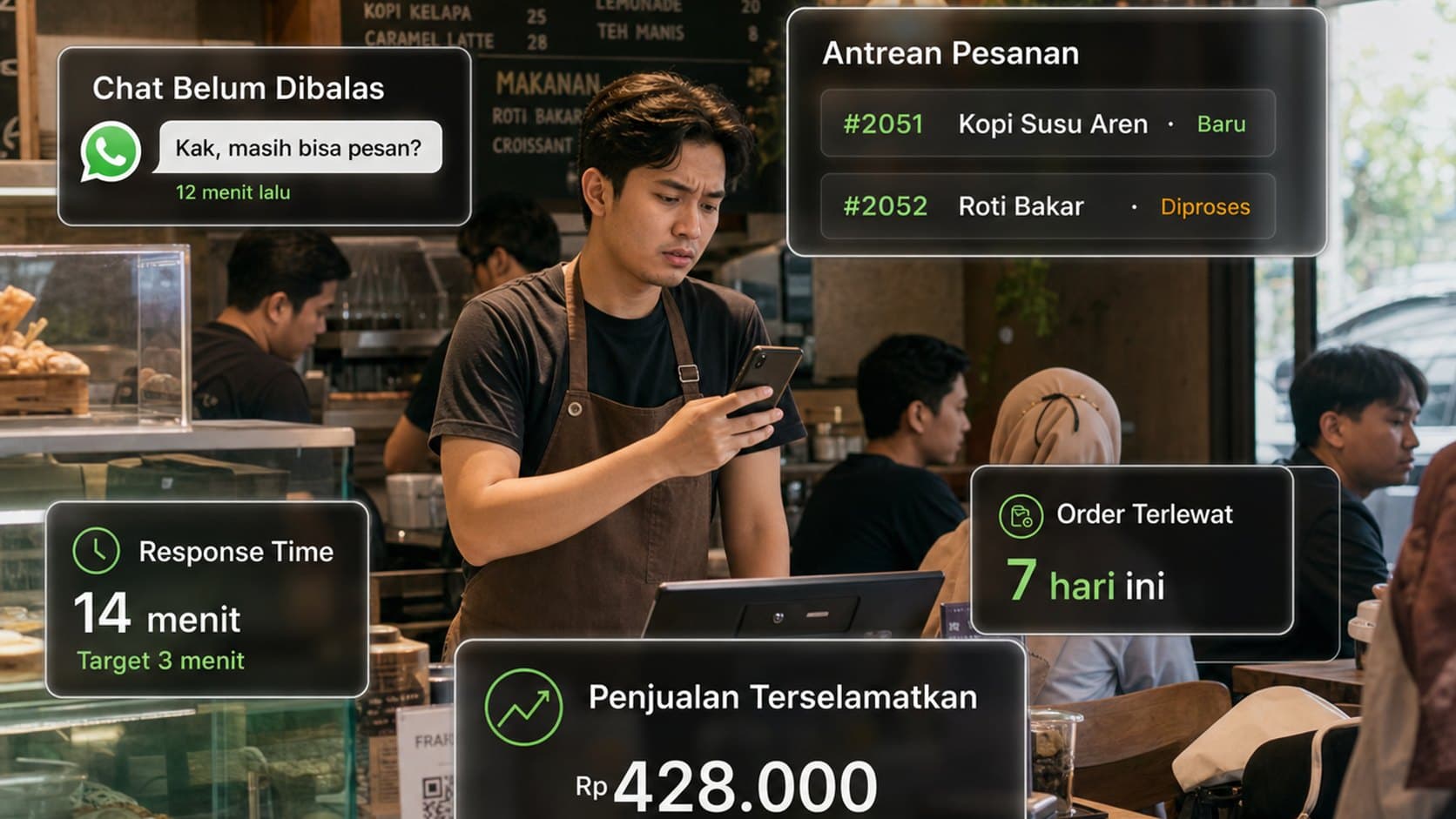Bongkar Chat WhatsApp Warung: Berapa Banyak Order yang Hilang Karena Telat Balas?