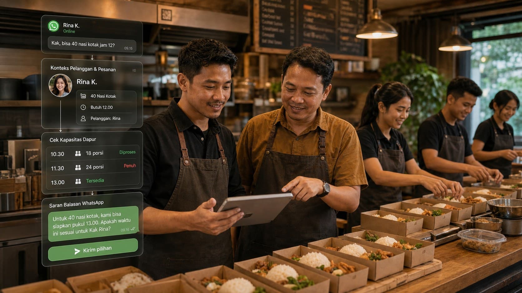 Order Mendadak Porsi Besar Masuk WhatsApp? Cek Kapasitas Sebelum Bilang Bisa