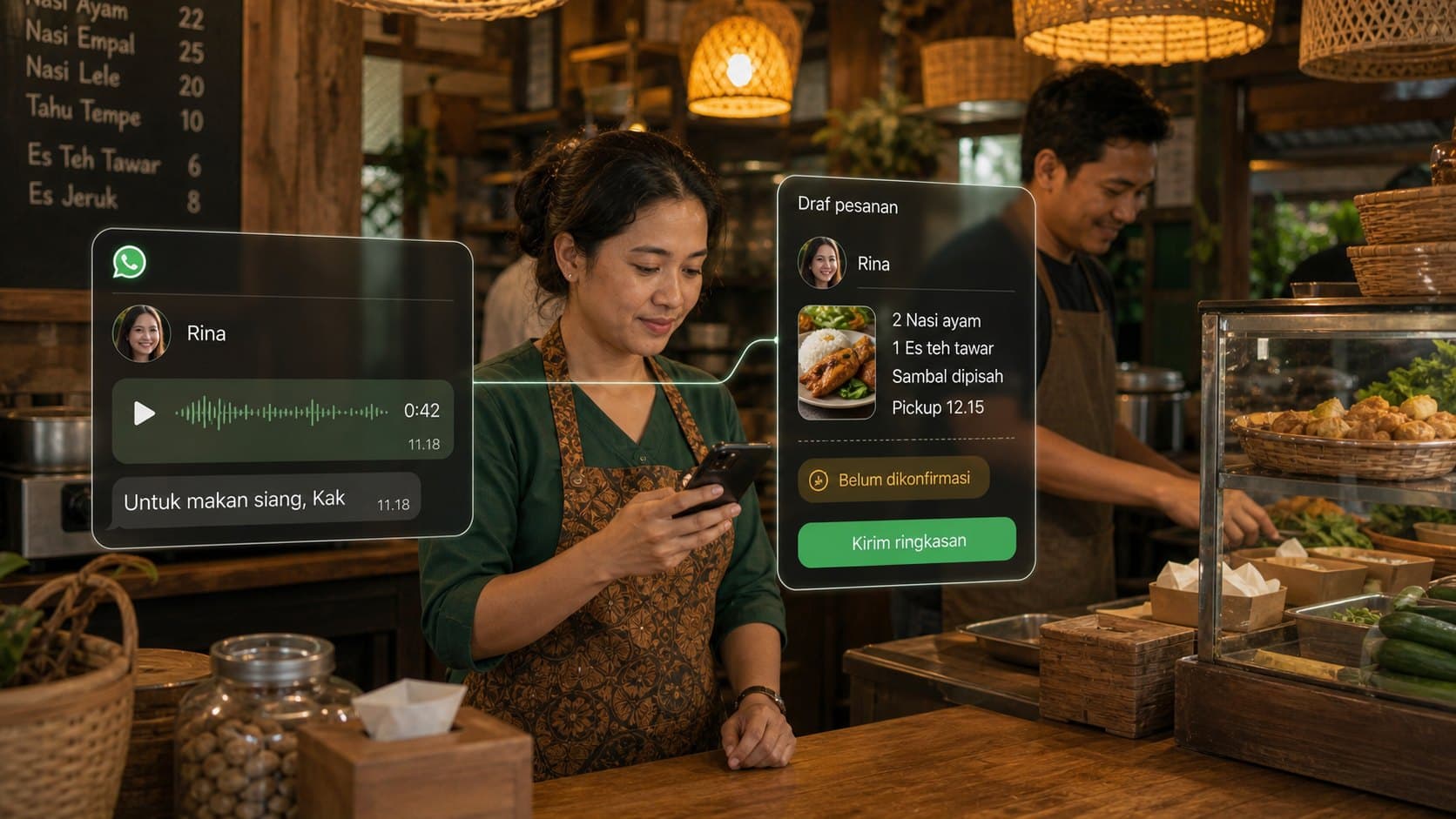 Pelanggan Kirim Voice Note Panjang? Cara Mengubah Pesan Suara WhatsApp Menjadi Order yang Jelas