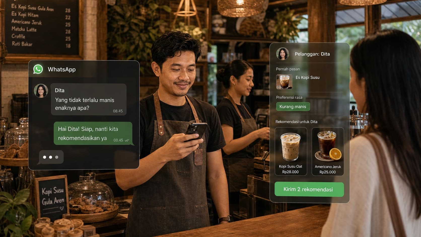 Pelanggan Tanya “Yang Enak Apa?” Cara Merekomendasikan Menu Lewat WhatsApp
