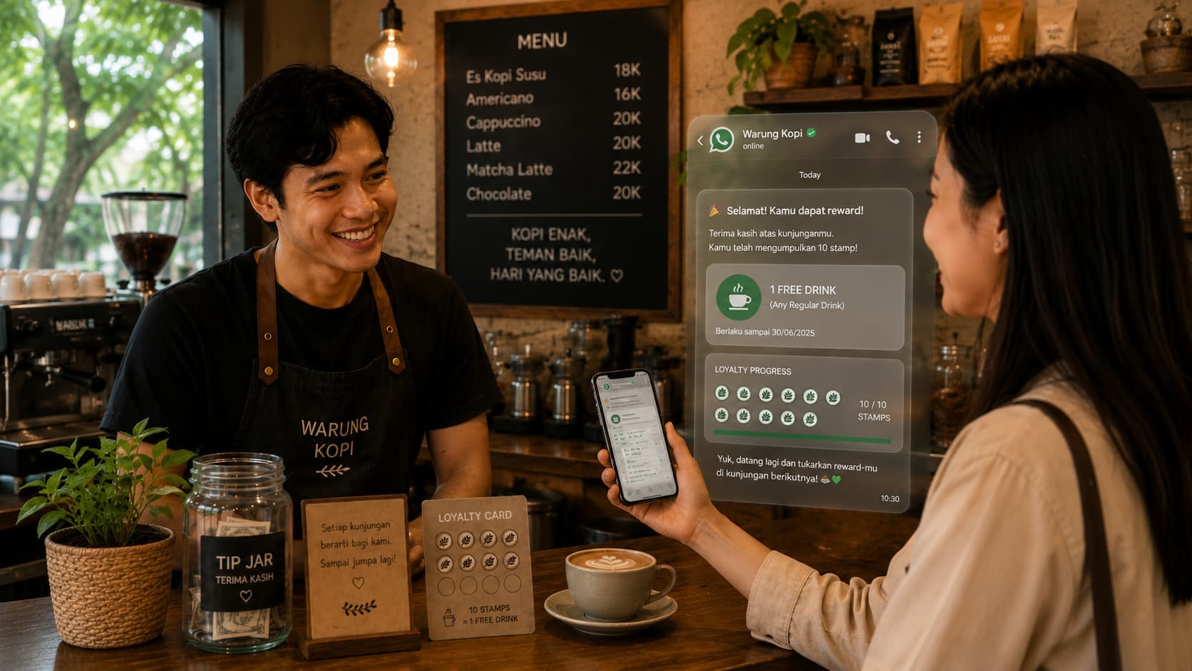 Sistem Poin Sederhana untuk Usaha F&B Kecil