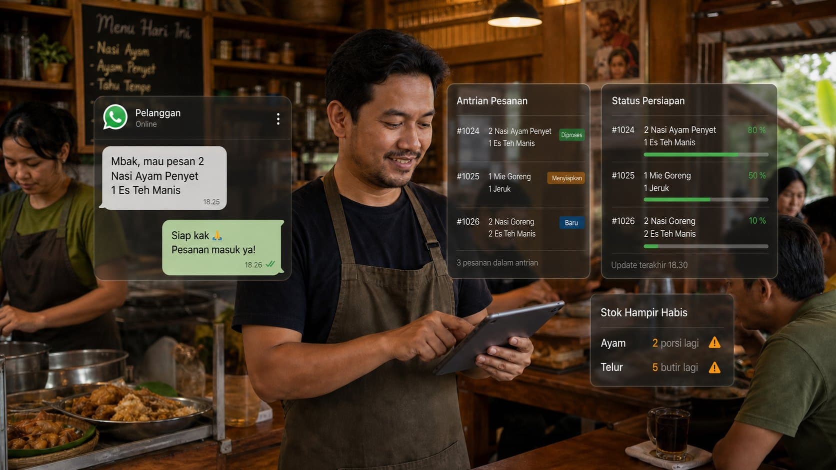 Stok Habis Saat Order Ramai? Cara Menjaga Menu Tetap Siap Tanpa Belanja Berlebihan