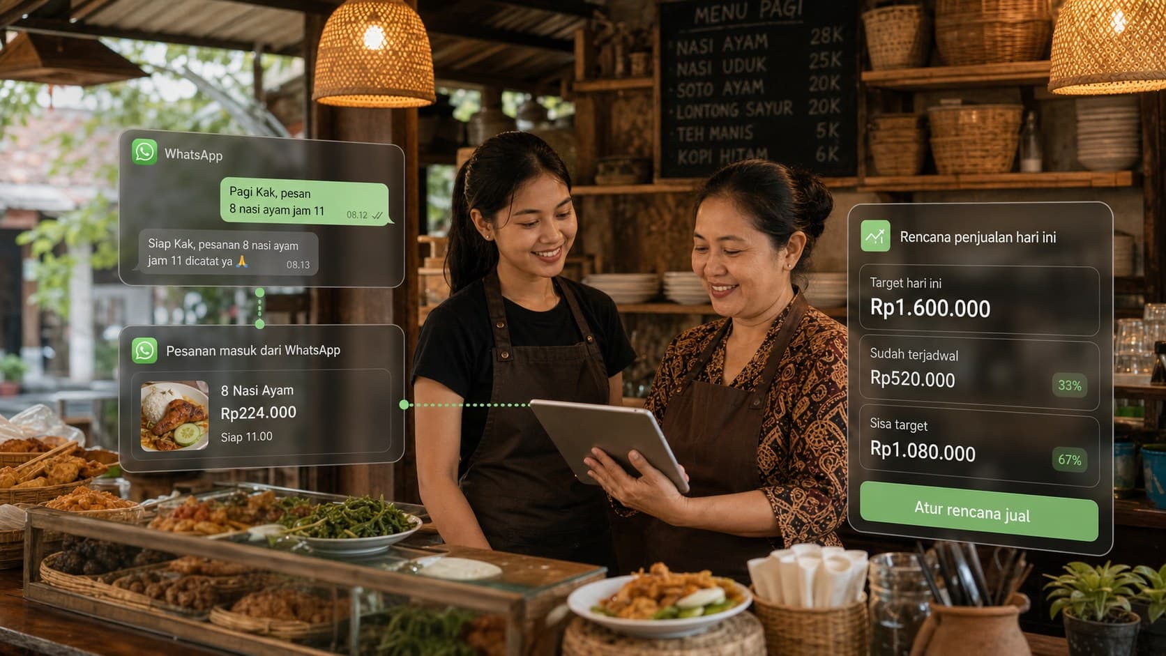 Cara Menentukan Target Penjualan Harian Warung yang Realistis